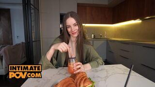 POV Breakfast Erotic Encounter