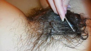 Hairy bush underwater super hairy pussy fetish video