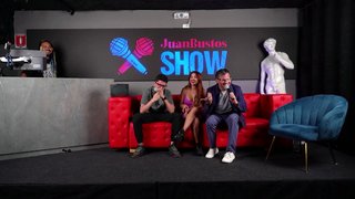 Jessica Sodi ejaculates on a shy fan with a big dick on Juan Bustos' SHOW with Khloe and Melanie