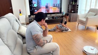 WTF? The stepfather used the robot vacuum cleaner so his stepdaughter could sit on a dildo!