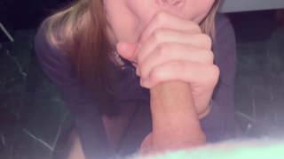 Slutty 18 First Time in Nightclub