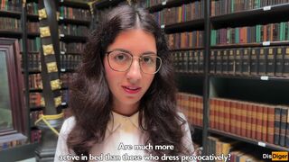 Botanist Girl in Glasses Wants to Fuck Instead of Reading Smart Books