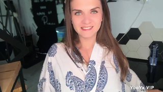 Sticky Stepmother’s Cumshot was Caught by Her Nerdy Stepson and He Licked it