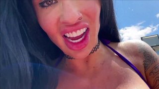 Summer Break with Goth Step Mom - Danae Marie - Family Therapy - Alex Adams