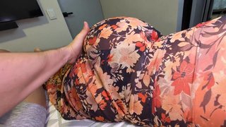 My first night alone with my new MILF stepmom