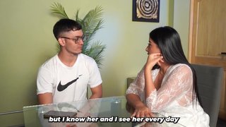 Busty stepmother learns her stepson has never had sex, so she wants to be his first.