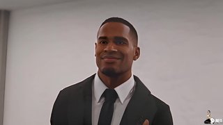 Young CEO interrogates his thick Jewish Secretary