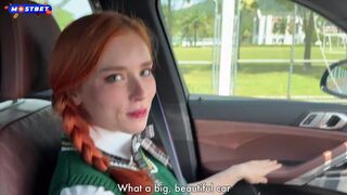 British Student Sucked off a Stranger in Car, Invited Him Home to Fuck and Fi...