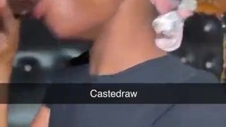 Pretty naija babe sucking huge cock