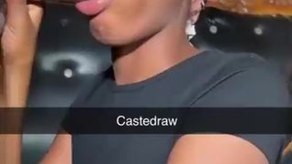 Pretty naija babe sucking huge cock
