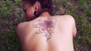 Risky German Public Fuck with Hot Brunette Babe
