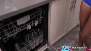 Suspended Teen Stepsister Swallows Big Cock (Part 1)