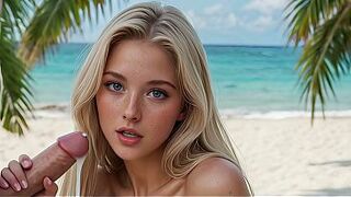Huge Natural Boobs Amazing Blonde Fuck - AI generated