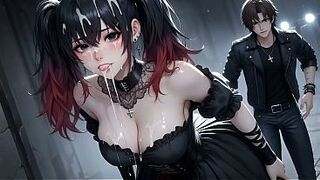Demure Gothic Girl with Rock Star - Part 2 Hentai
