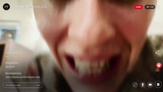 PERVERSE FAMILY LIVE - Anal Stretching With Massive Dildo