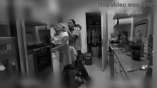 This bastard fucked the cleaning lady, but it was all caught on camera