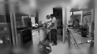 This bastard fucked the cleaning lady, but it was all caught on camera