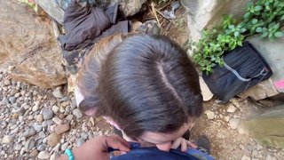 fucked in the river, anal sex without a condom, virgin ass