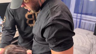 The Delivery Man Helps My Boyfriend Satisfy My Pussy