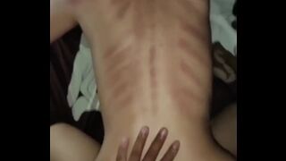 Fucking my girlfriend with doggy style