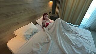 Step Mom - Tori Mur - Shares Bed with Stepson in Hotel - Things Get Wild! FULL