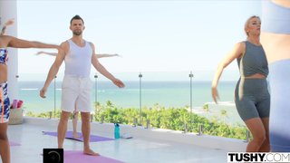 TUSHY Anal-Crazy Yoga Instructor Sandra Lyd Sneaks Away With Married Man For Secret Anal