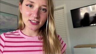 Tomboy Step Daughter Tries Anal - Abbie Sykes - Alex Adams