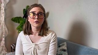 The principal teaches a young student how to behave in college