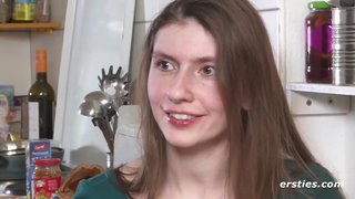 A woman from Munich is visiting Berlin and masturbating