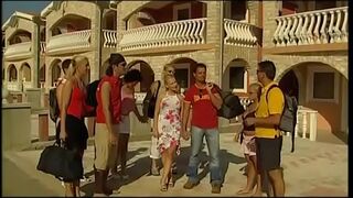 Shameless group sex in the boat!