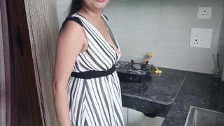 Sexy Indian Step Sister Hardcore Hot Sex with Her Step Brother in kitchen