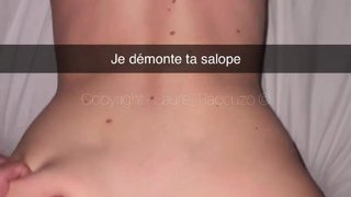 French Cheat Snap - Petite blonde cheats on her boyfriend with his best friend!!