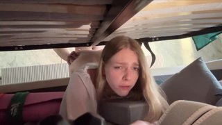 MY STEP-MOTHER GOT STUCK IN BED With an anal plug IN HER ASS - CUM INSIDE - Arisha Mills