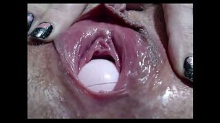 Close up object insertion fetish video compilation big clit pussy