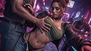 AI-generated Panam Palmer gets pounded in public at the bar