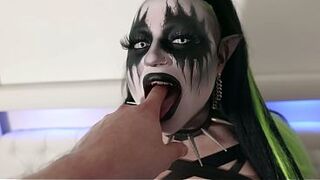 Assfucking a Finnish Goth Girl