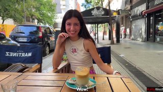I Bought a Student's Panties at a Public Cafe and She Offered to Fuck