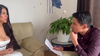 Elizabeth Marquez gives her buttocks to her boss so he won't fire her