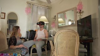 Stepson gets sex while watching vr porn