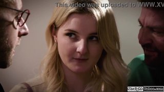 Teen gets uncomfortable by her sex lusting pervy neighbors