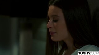 Lana Rhodes Hot Anal Creampie with Couple