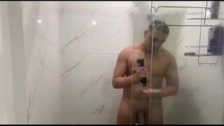 I got home from the gym horny as hell and decided to milk my dick