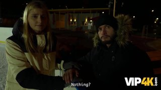 VIP4K. Funky Town got caught at a public skating rink and got fucked