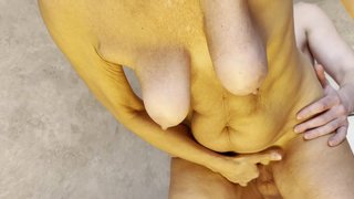 Big tits stepmom got creampie .