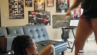 Older Man Surprise Face Fucks His 18 Yr Old Assistant