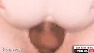Extra closeup toy riding and deep creampie