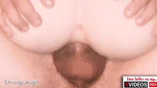 Extra closeup toy riding and deep creampie