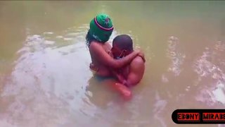Village river love making she really enjoy big hard dick