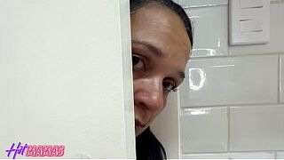 A naughty MILF takes her chubby friend to a massage parlor where the dick is free.