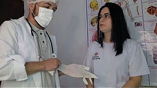 A student goes to the gynecologist; she says her vagina is very sensitive.